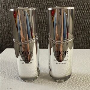 Dior Capture OX-C Treatment Le Serum Bundle of 2 Miniatures 10ml 0.34 Fl.Oz New